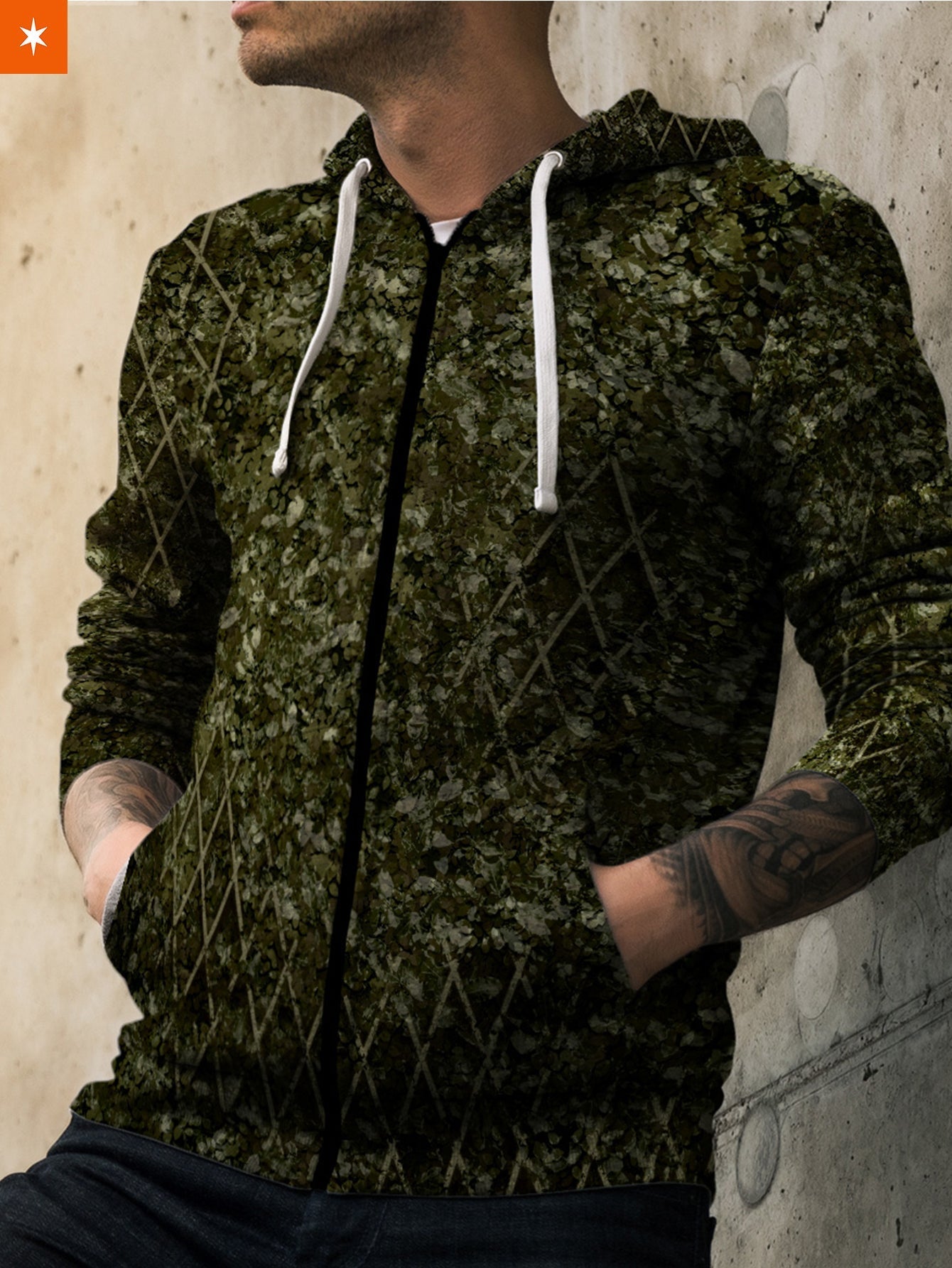 Fandomaniax - Ghillie Suit Unisex Zipped Hoodie