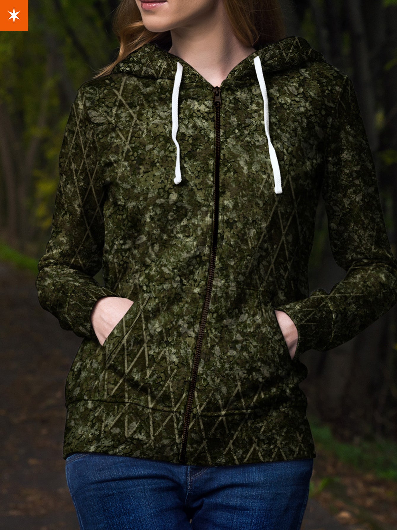 Fandomaniax - Ghillie Suit Unisex Zipped Hoodie