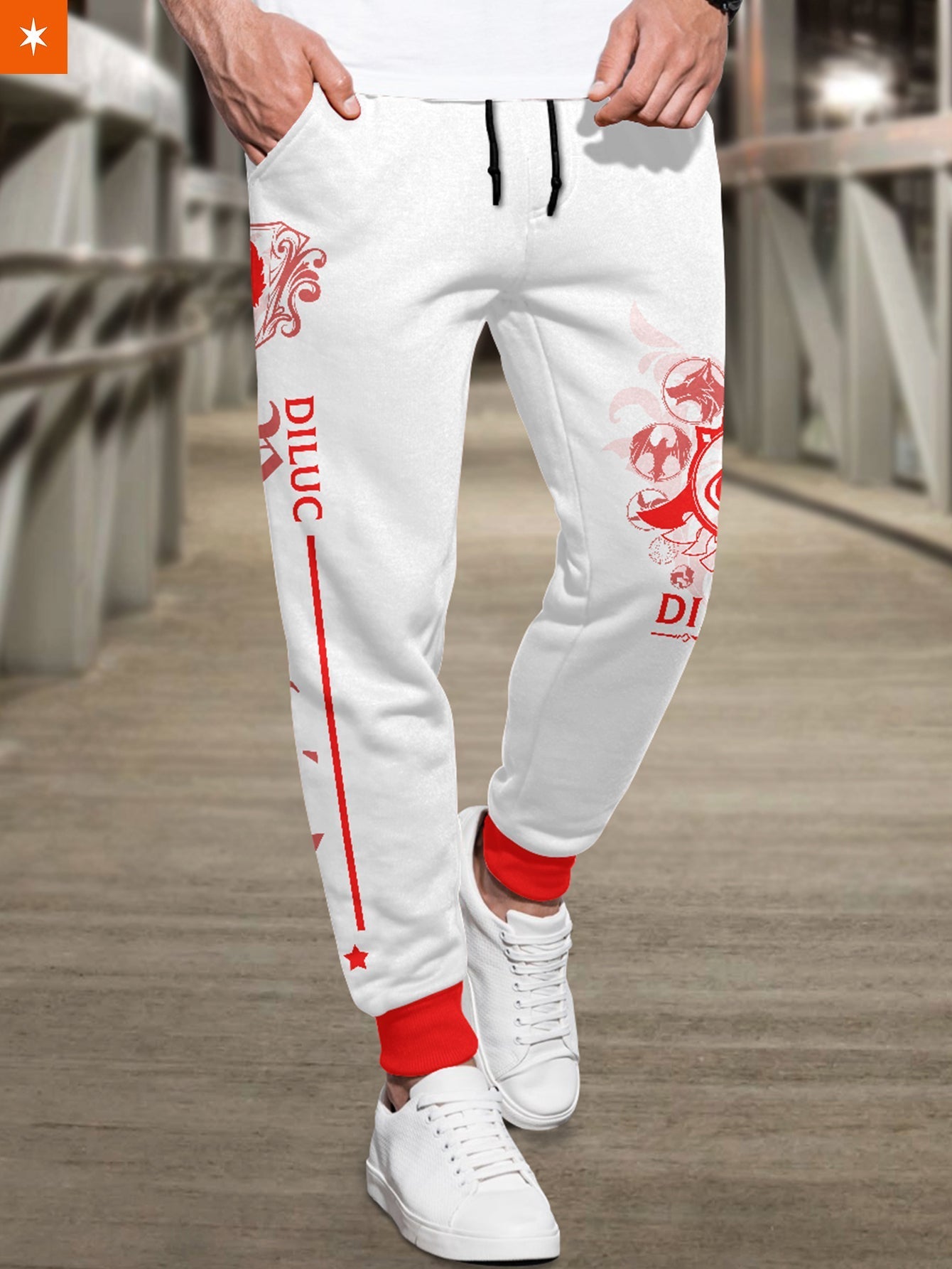 Fandomaniax - GI Diluc Jogger Pants