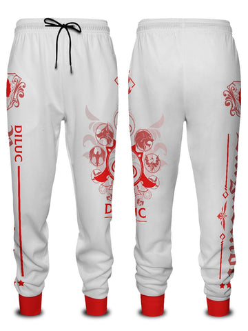 Fandomaniax - GI Diluc Jogger Pants