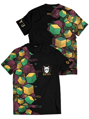 Fandomaniax - Giyu Cube Unisex T-Shirt