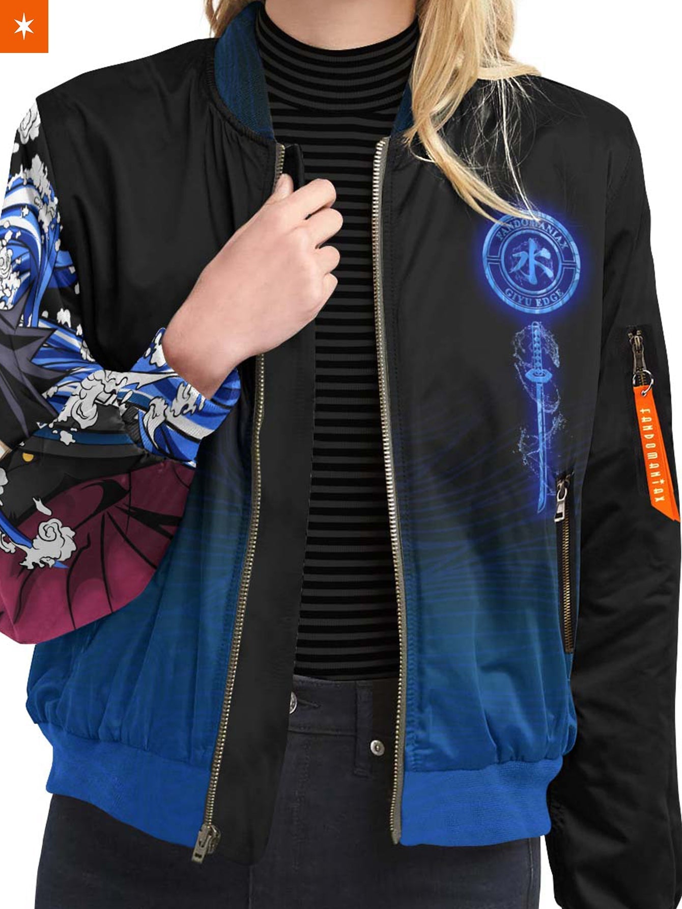 Fandomaniax - Giyu Edge Bomber Jacket