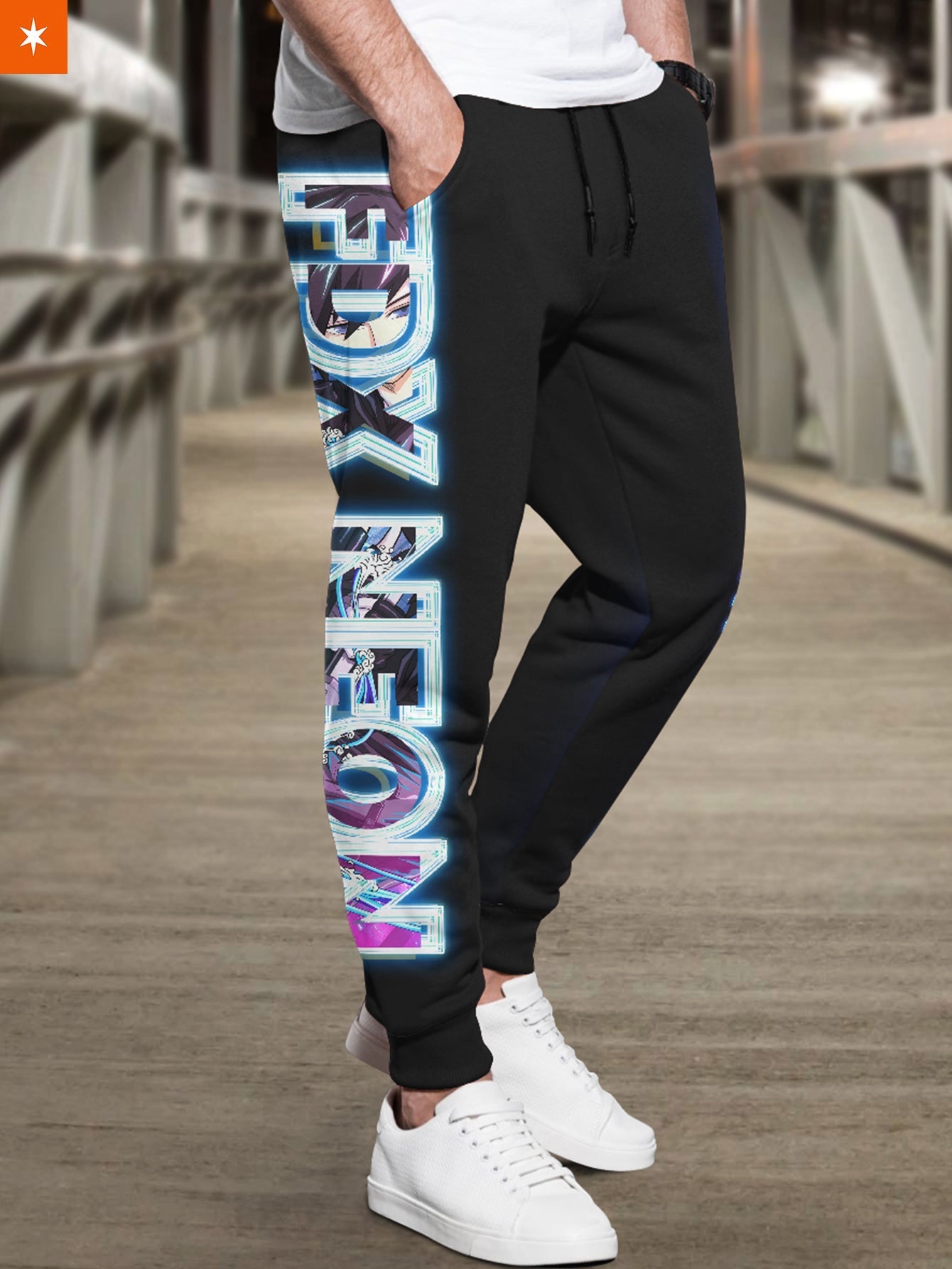 Fandomaniax - Giyu Neon Jogger Pants