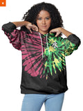 Fandomaniax - Giyu Tie Dye Unisex Pullover Hoodie