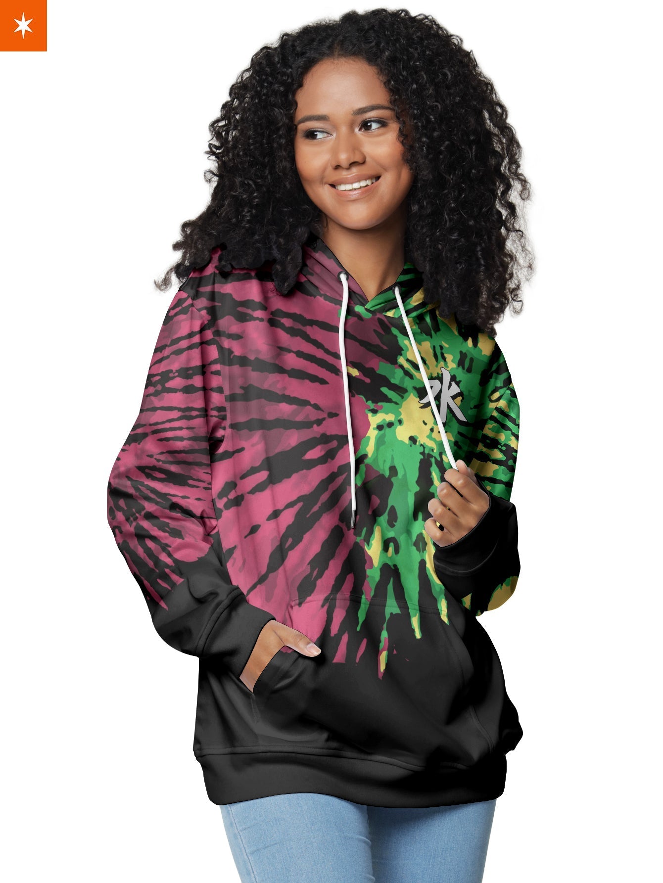 Fandomaniax - Giyu Tie Dye Unisex Pullover Hoodie