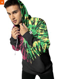 Fandomaniax - Giyu Tie Dye Unisex Pullover Hoodie