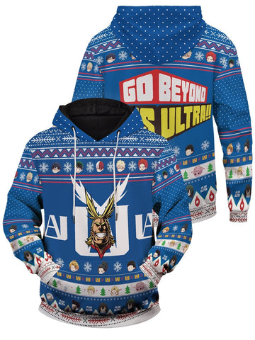 Fandomaniax - Go Beyond, Plus Ultra Unisex Pullover Hoodie