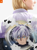 Fandomaniax - Gojo Cursed Eyes Bomber Jacket