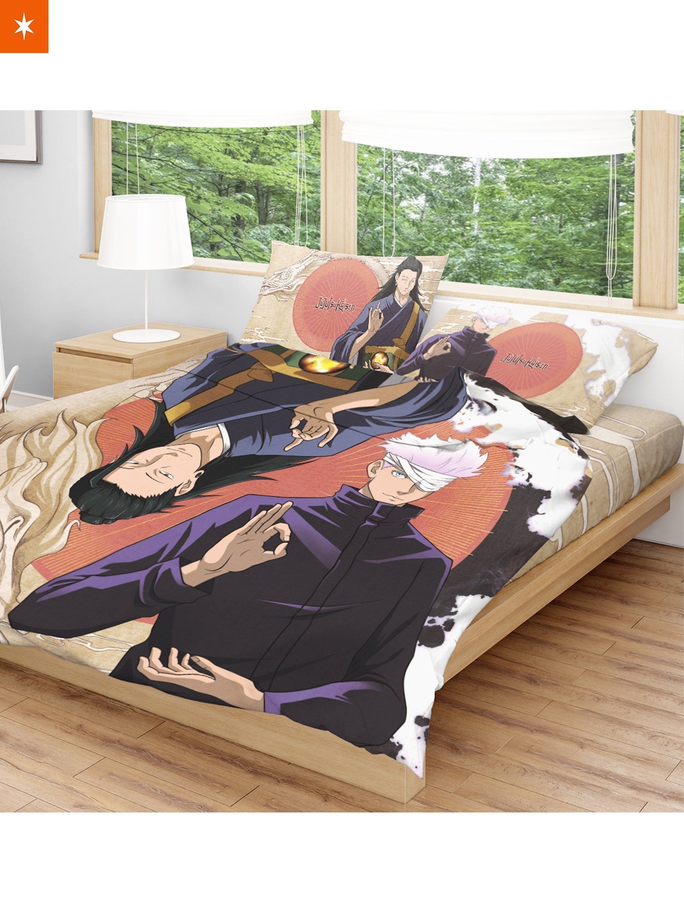 Fandomaniax - Gojo x Geto Cozy Bedding Set