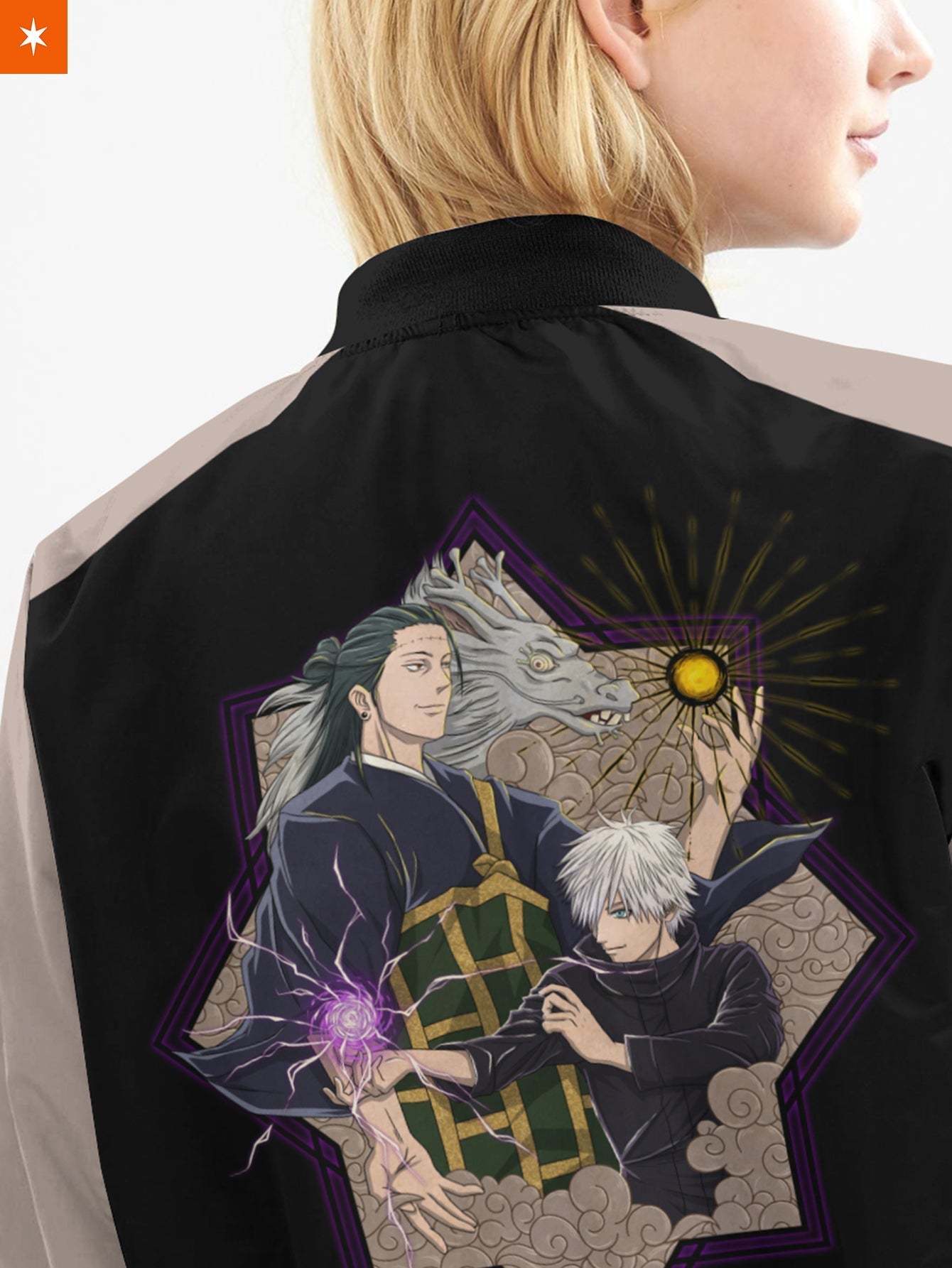 Fandomaniax - Gojo x Geto Nihonga Bomber Jacket