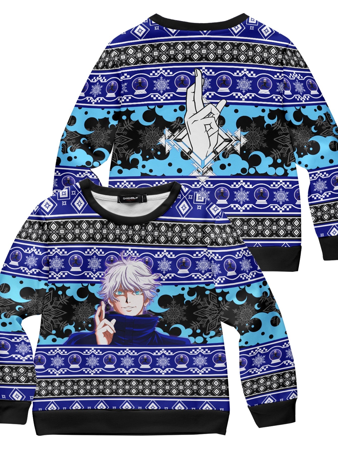 Fandomaniax - Gojo Xmas Kids Unisex Wool Sweater