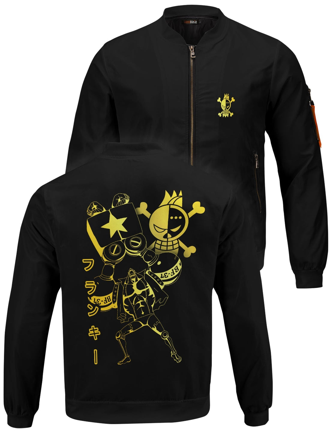 Fandomaniax - Gold Cyborg Bomber Jacket