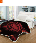 Fandomaniax - GOT House Targaryen Throw Blanket