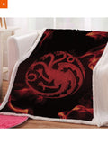 Fandomaniax - GOT House Targaryen Throw Blanket
