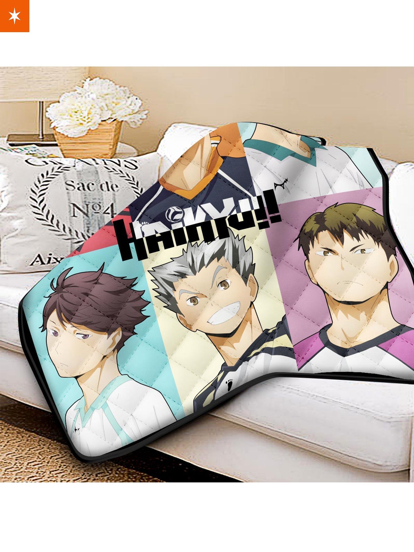 Fandomaniax - Haikyuu Captains Quilt Blanket