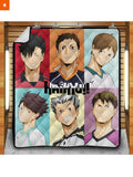 Fandomaniax - Haikyuu Captains Quilt Blanket