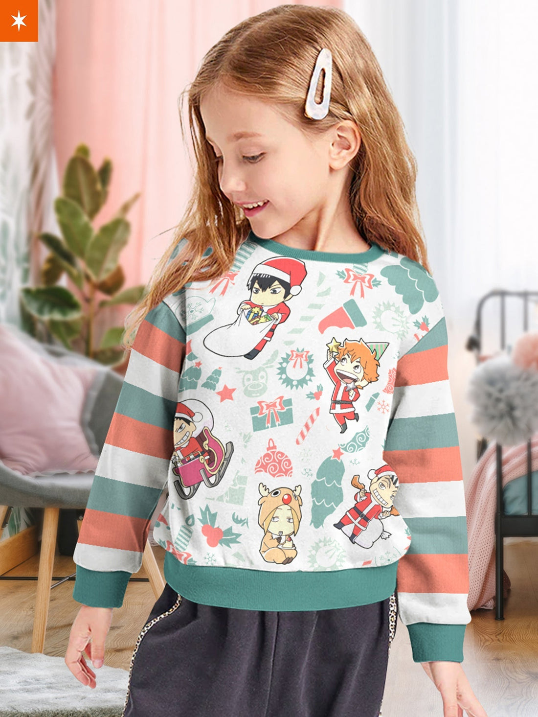 Fandomaniax - Haikyuu Christmas Kids Unisex Wool Sweater