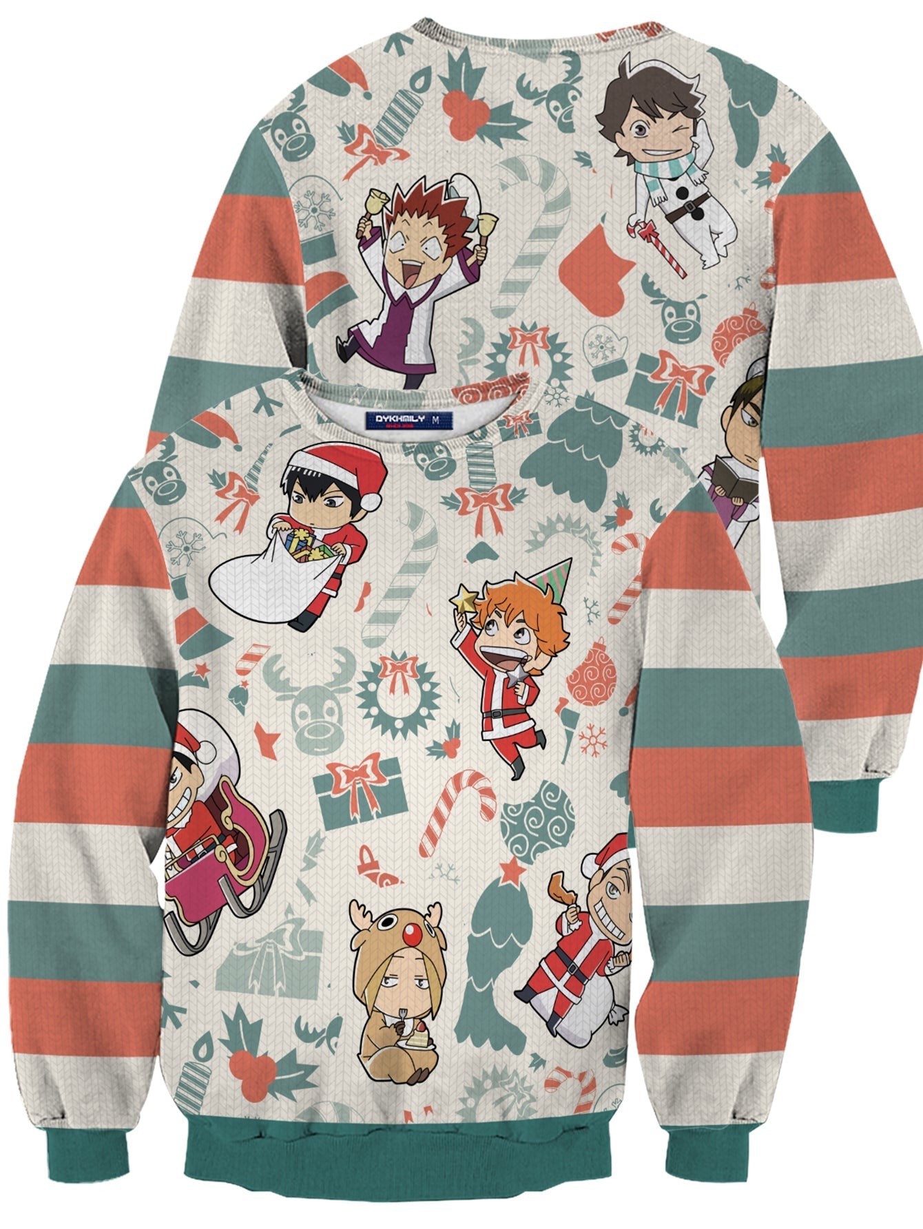 Fandomaniax - [Buy 1 Get 1 SALE] Haikyuu Christmas Unisex Wool Sweater