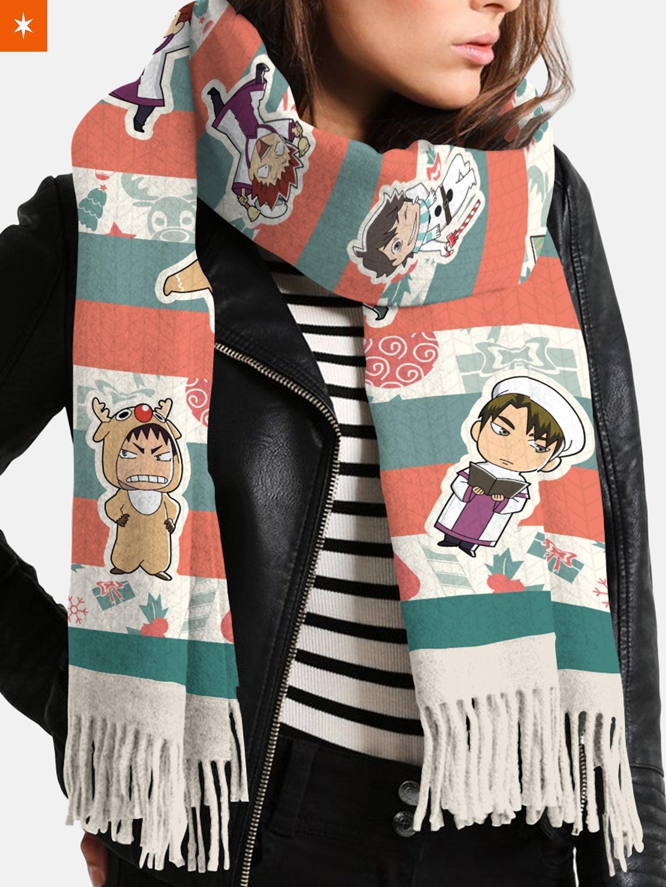 Fandomaniax - Haikyuu Christmas Wool Scarf