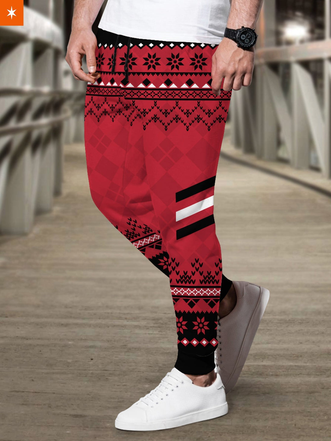 Fandomaniax - Haikyuu National Team Christmas Jogger Pants