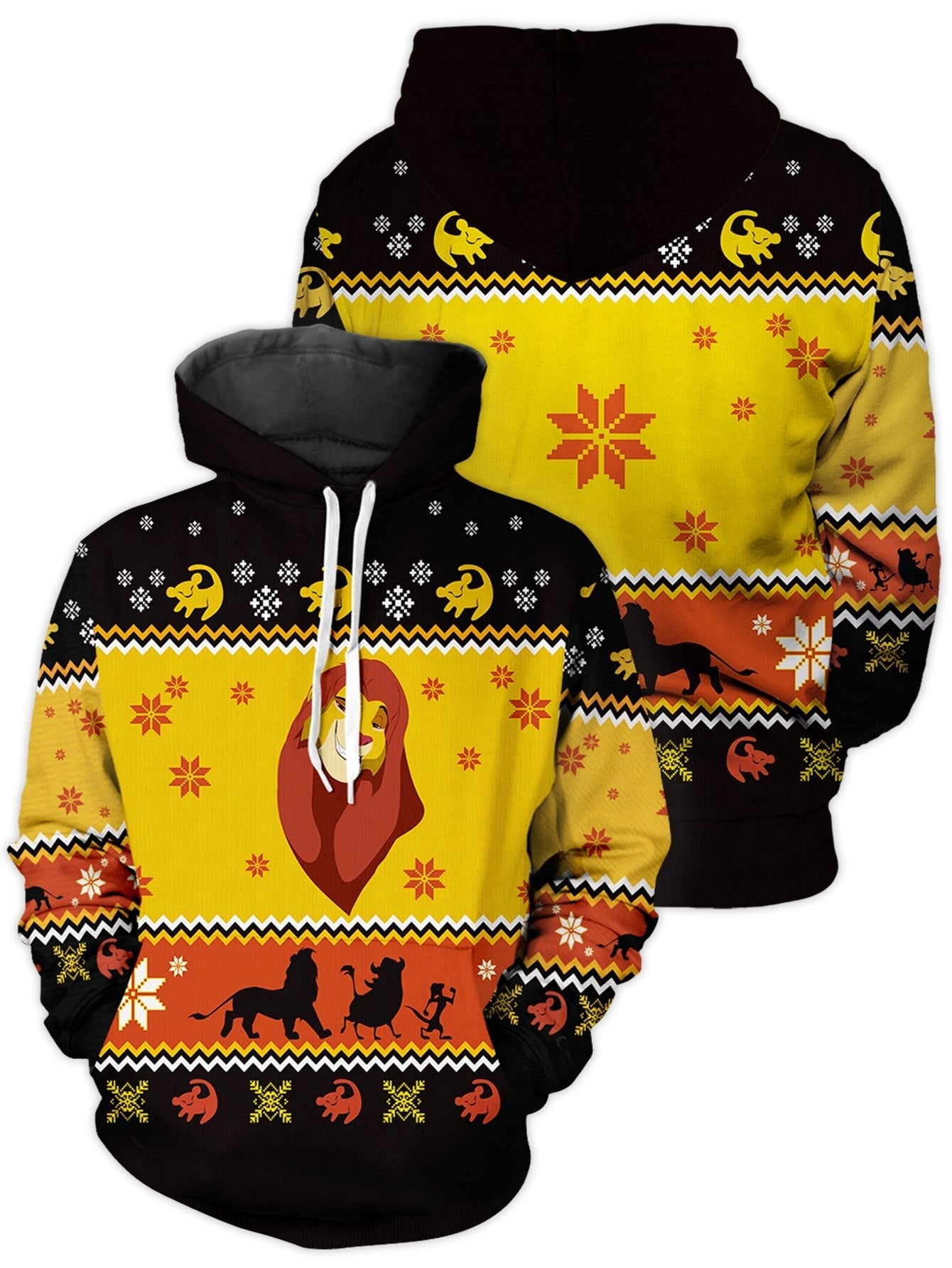 Fandomaniax - Hakuna Matata Christmas Unisex Pullover Hoodie