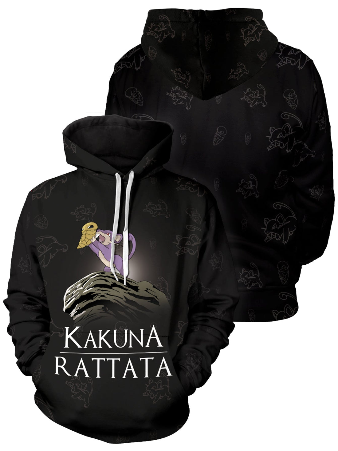 Fandomaniax - Hakuna Rattata Unisex Pullover Hoodie