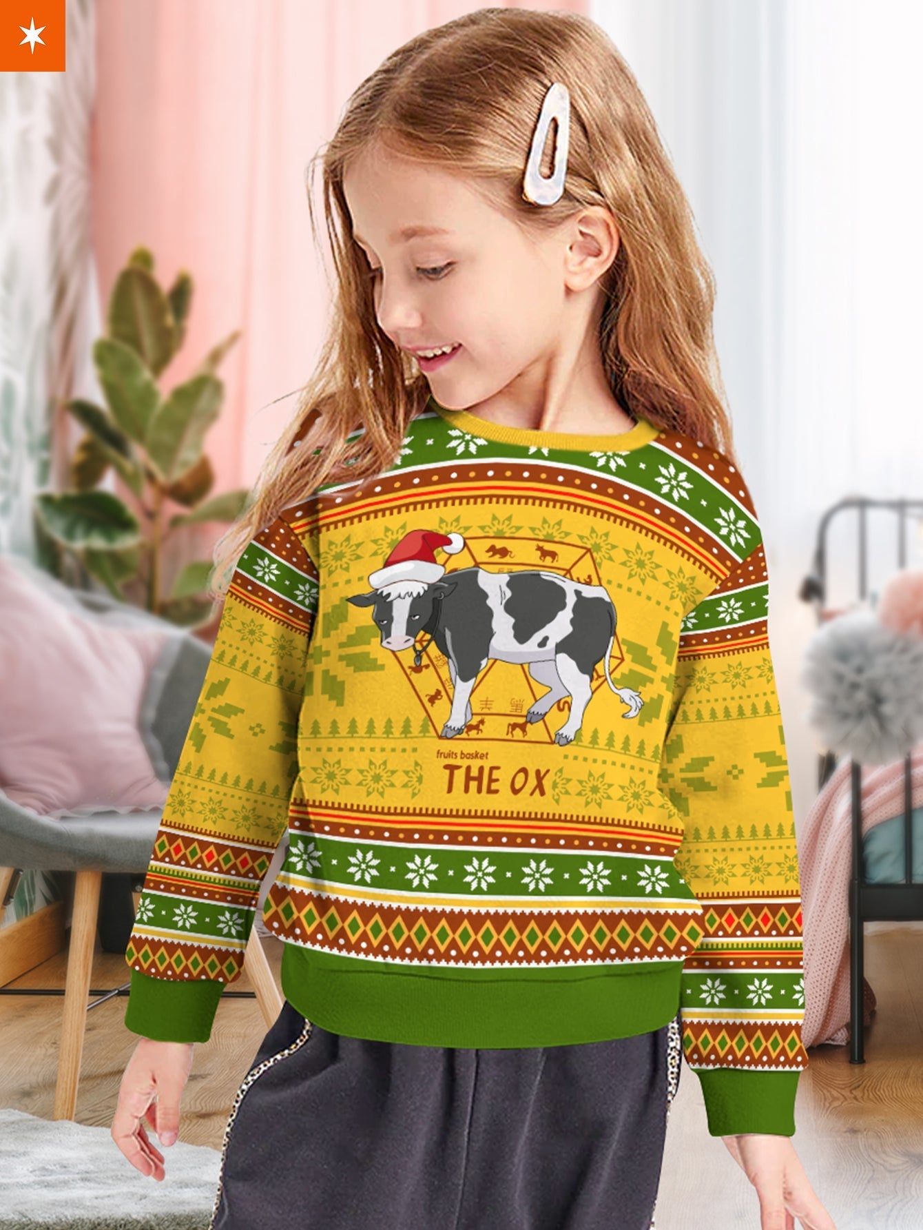 Fandomaniax - Haru the Ox Kids Unisex Wool Sweater