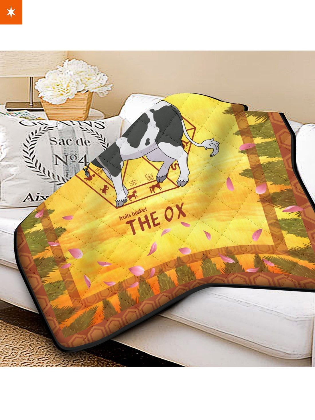 Fandomaniax - Haru The Ox Quilt Blanket