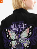 Fandomaniax - Hashira Shinobu Stwear Bomber Jacket