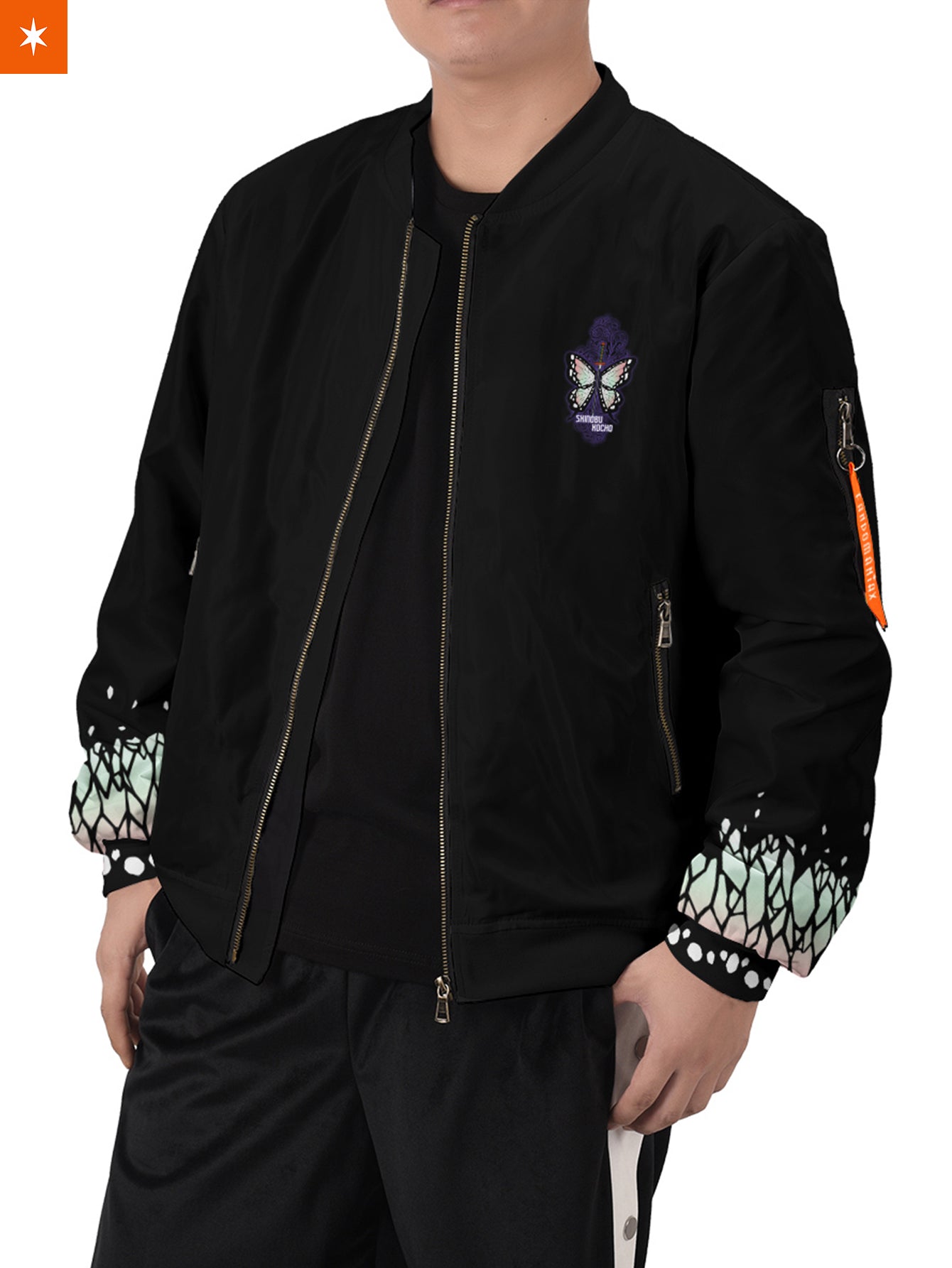 Fandomaniax - Hashira Shinobu Stwear Bomber Jacket