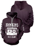 Fandomaniax - Hawkins High School Unisex Pullover Hoodie