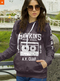 Fandomaniax - Hawkins High School Unisex Pullover Hoodie