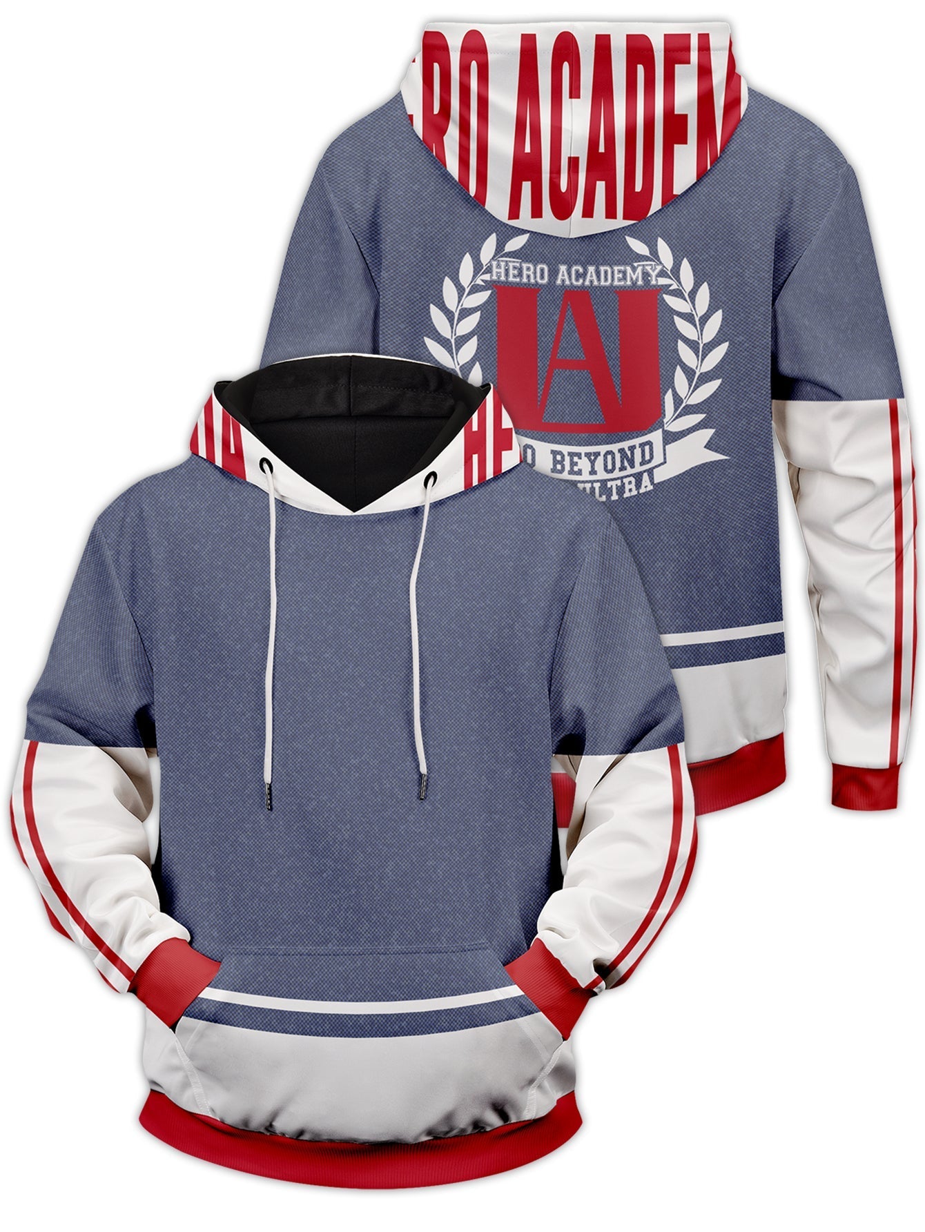 Fandomaniax - Hero Academia Unisex Pullover Hoodie