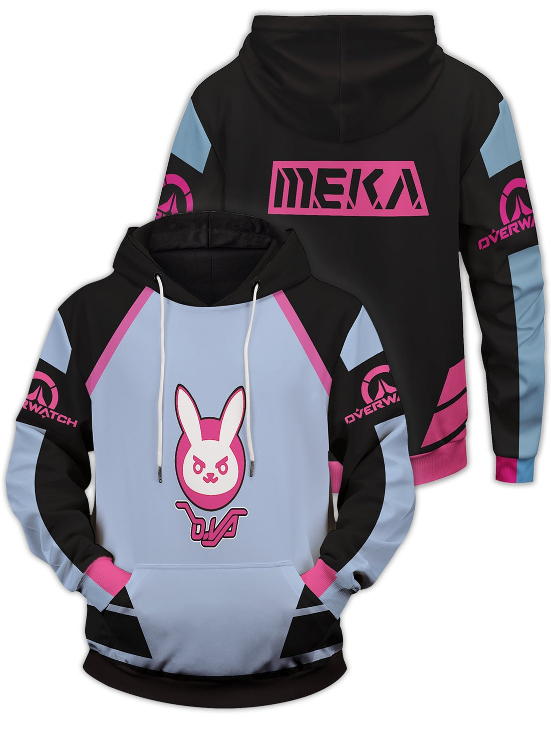 Fandomaniax - Hero D.va Unisex Pullover Hoodie