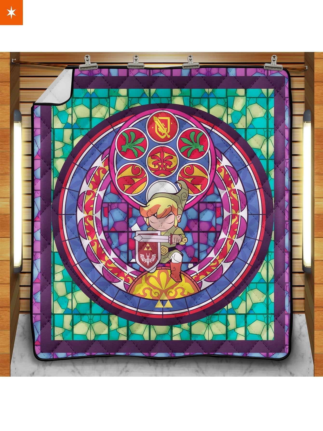 Fandomaniax - Hero of Hyrule V3 Quilt Blanket