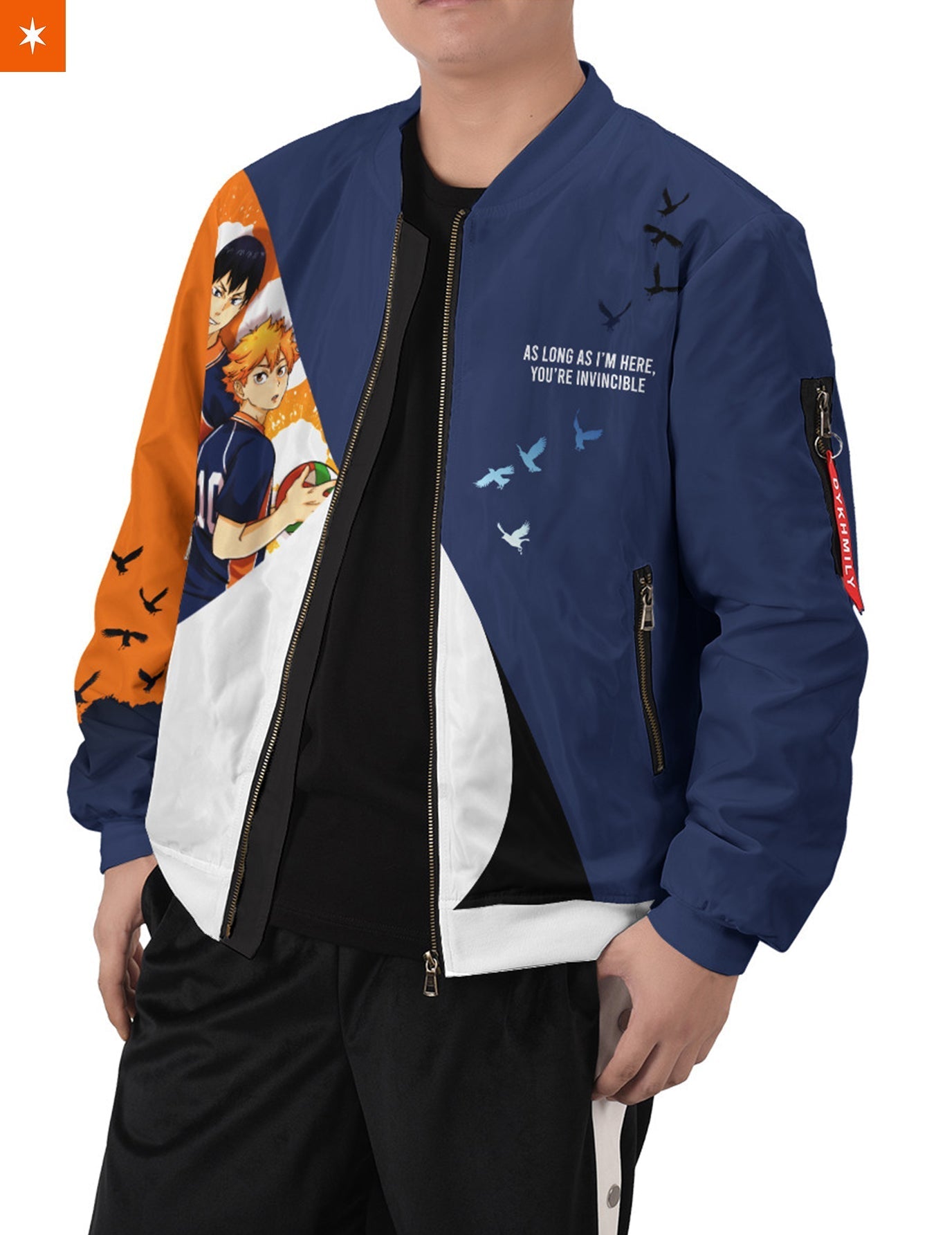 Fandomaniax - Hinata x Kageyama Bomber Jacket