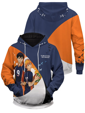 Fandomaniax - Hinata x Kageyama Unisex Pullover Hoodie