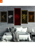 Fandomaniax - House Sigils 5 Piece Canvas