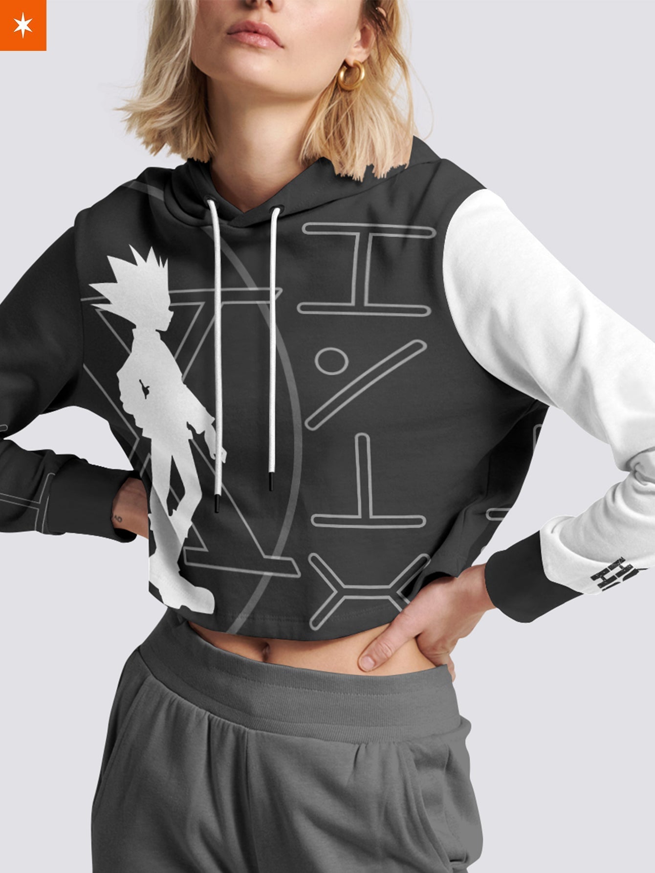 Fandomaniax - HunterxHunter SS Cropped Hoodie