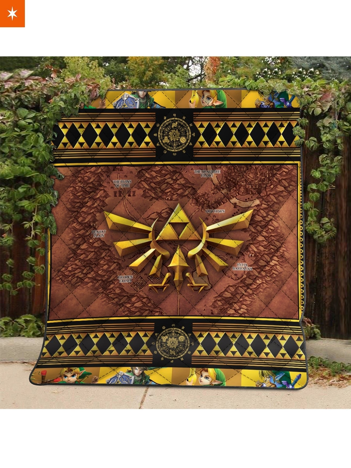 Fandomaniax - Hyrule Wingcrest Quilt Blanket