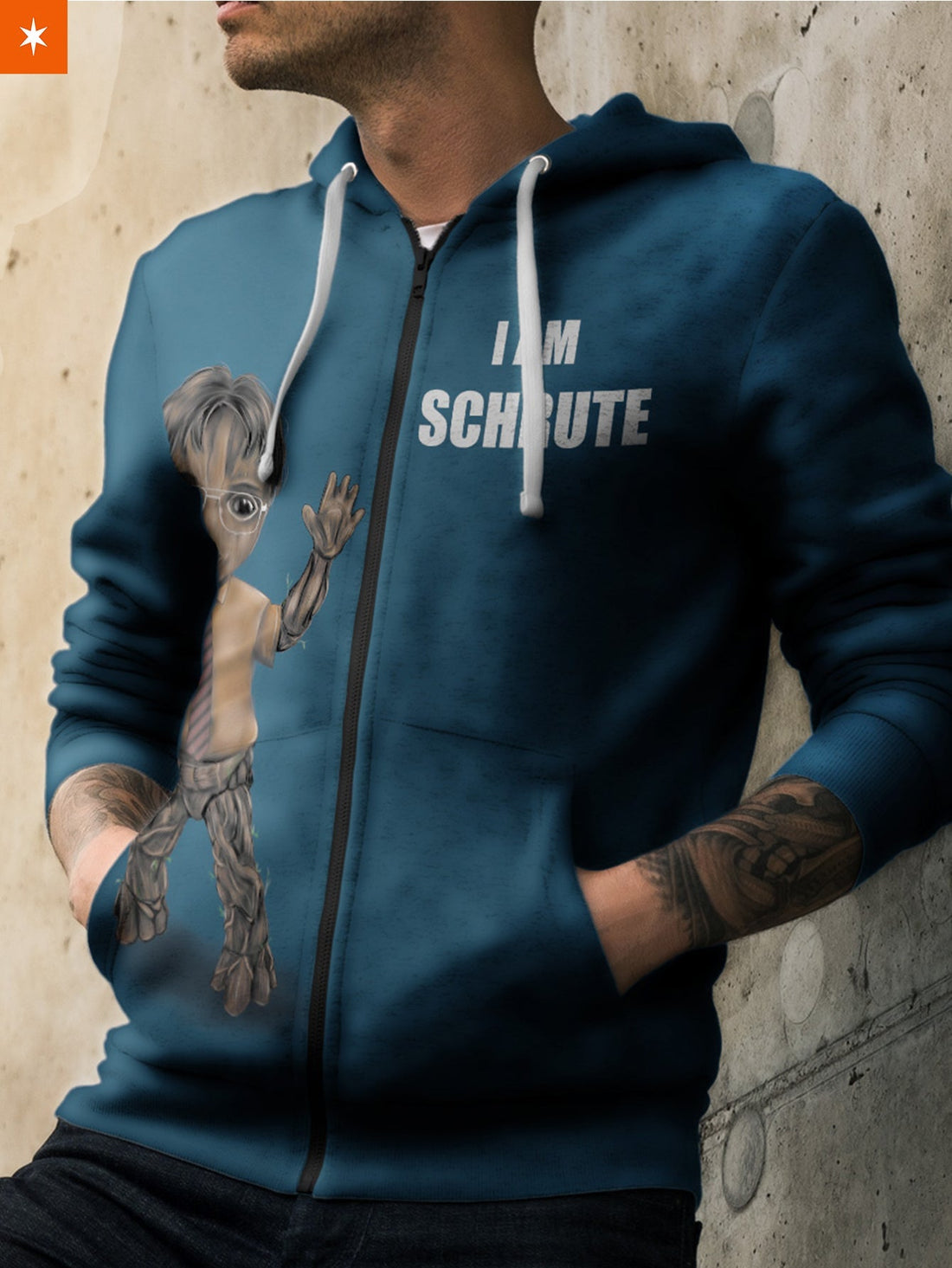 Fandomaniax - I am Schrute Unisex Zipped Hoodie