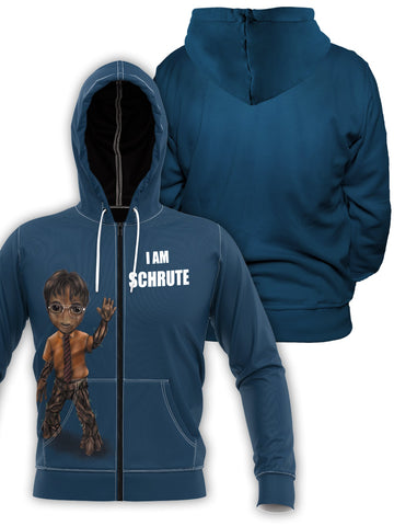 Fandomaniax - I am Schrute Unisex Zipped Hoodie