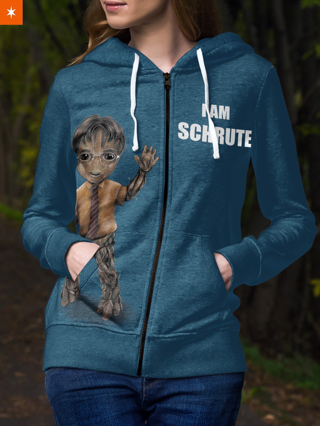 Fandomaniax - I am Schrute Unisex Zipped Hoodie