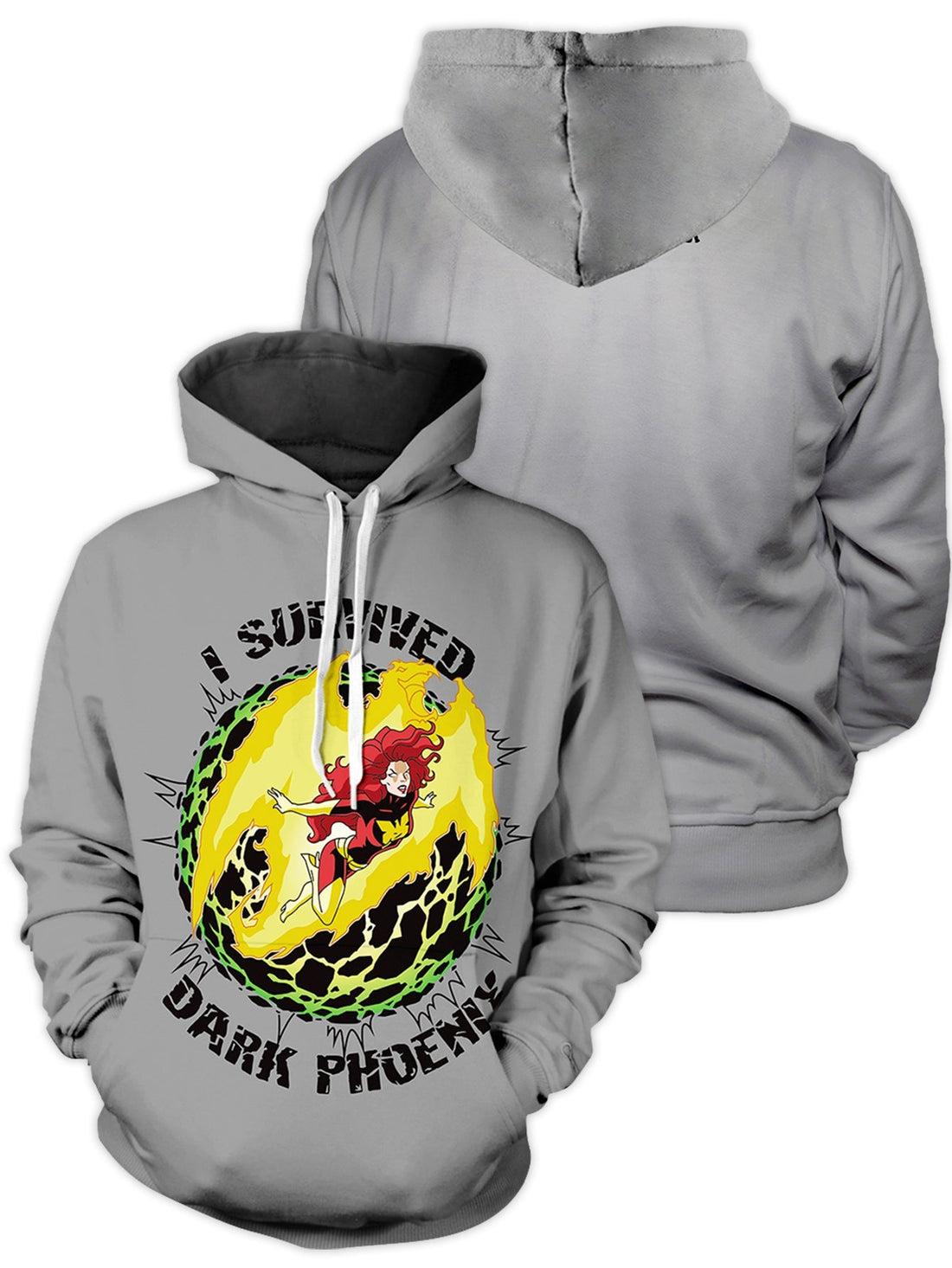 Fandomaniax - I Survived Dark Phoenix Unisex Pullover Hoodie