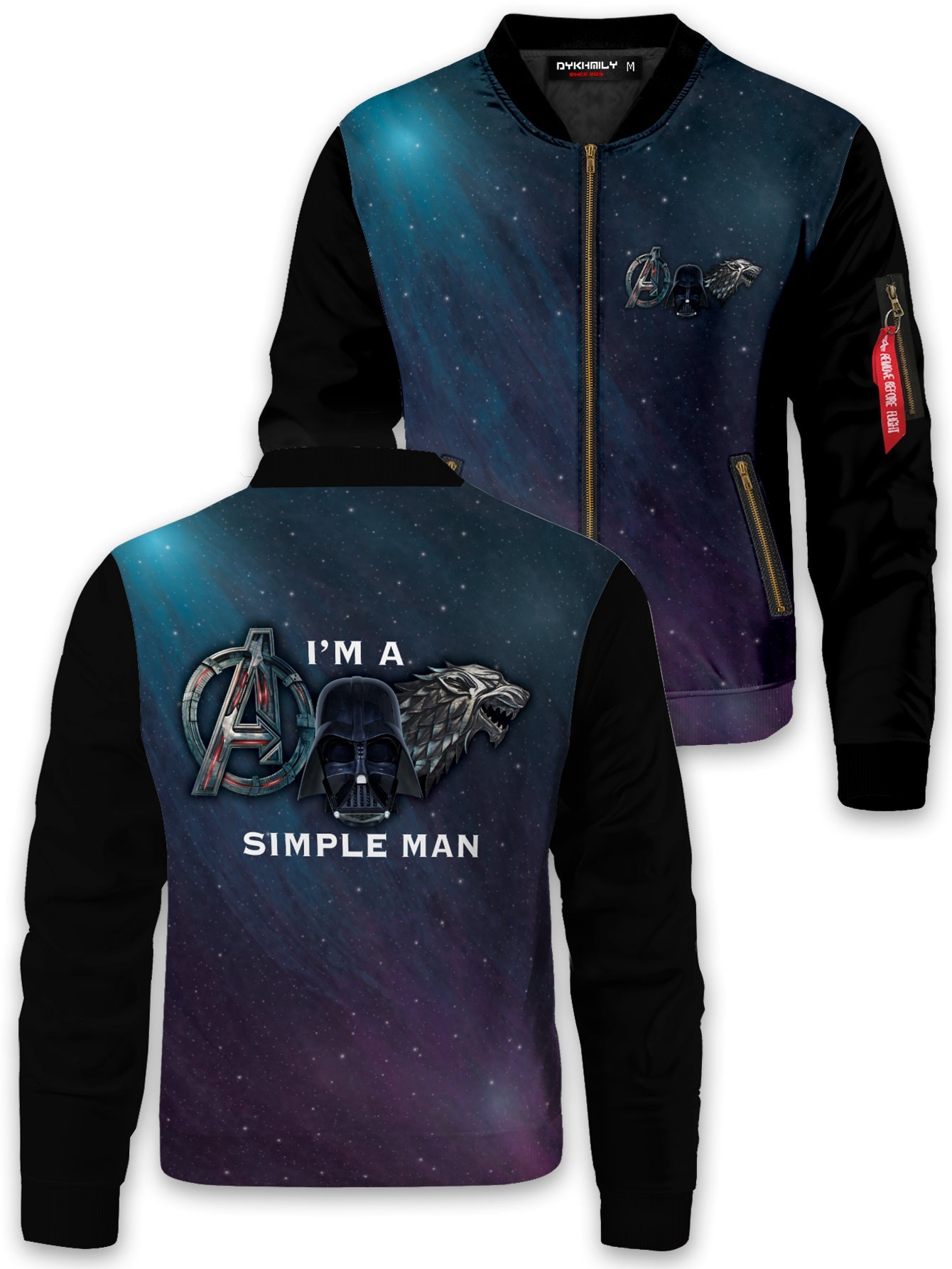 Fandomaniax - I'm a Simple Person Bomber Jacket