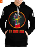 Fandomaniax - I'm Iron Man Unisex Pullover Hoodie