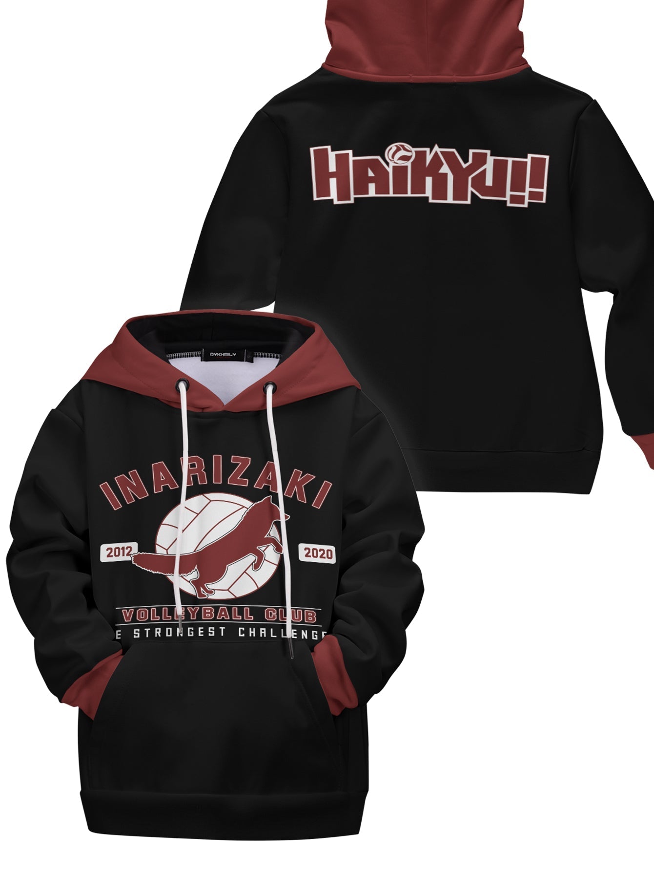 Fandomaniax - Inarizaki The Strongest Challenger Kids Unisex Pullover Hoodie