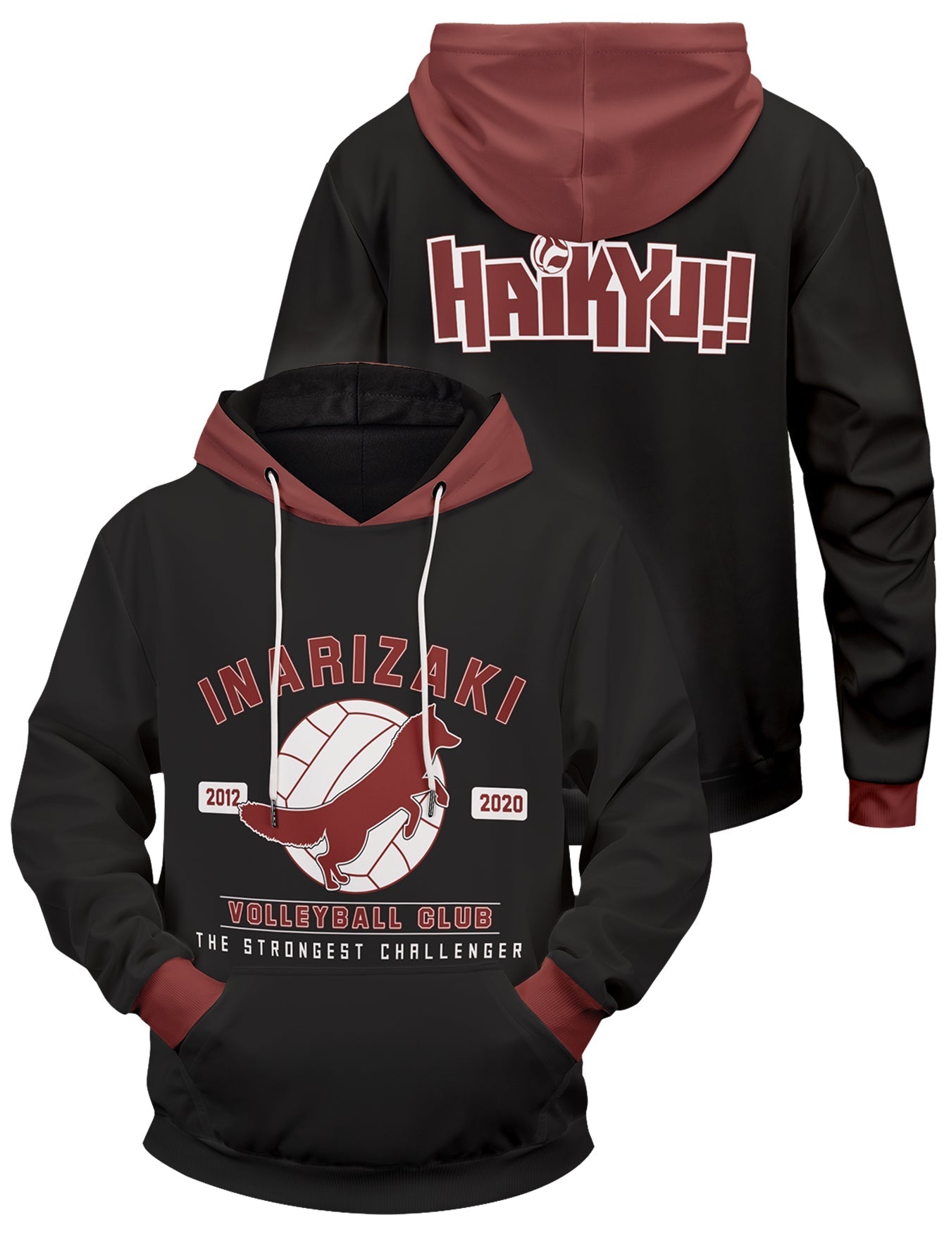 Fandomaniax - Inarizaki The Strongest Challenger Unisex Pullover Hoodie