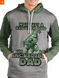 Fandomaniax - Incredible Dad Unisex Pullover Hoodie