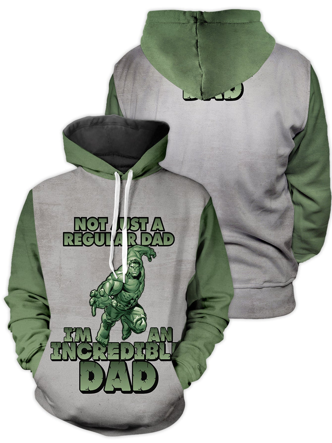 Fandomaniax - Incredible Dad Unisex Pullover Hoodie